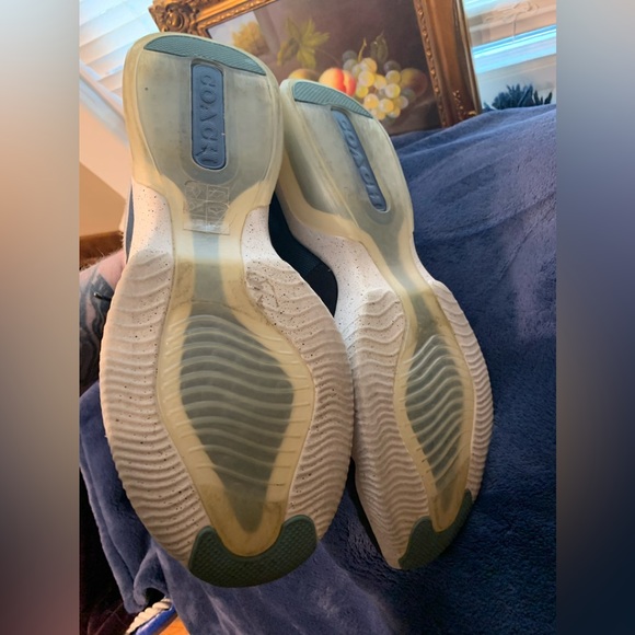 Men’s gently worn size 13 Designer Coach Sneakers. Like new, worn twice!Designer - Picture 5 of 5